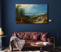 Landscape With Peasants by Jan Brueghel The Elder