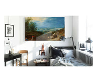 Landscape With Peasants by Jan Brueghel The Elder