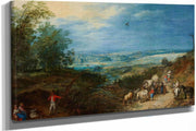 Landscape With Peasants by Jan Brueghel The Elder