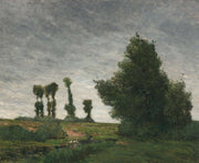 Landscape With Poplars by Paul Gauguin