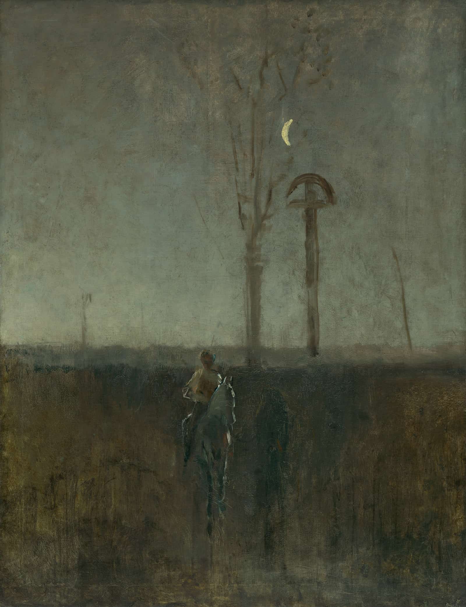 Landscape With Rider   by Ladislav Mednyanszky