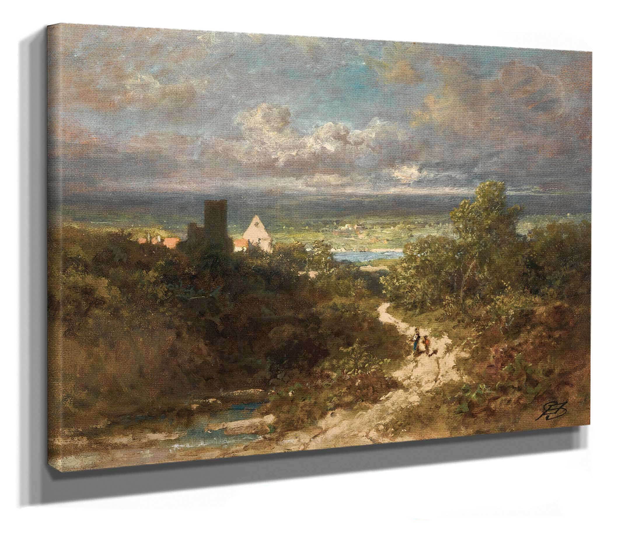 Landscape With River by Carl Spitzweg