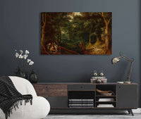 Landscape With Robbers Dividing The Loot by Jan Brueghel The Elder