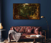 Landscape With Robbers Dividing The Loot by Jan Brueghel The Elder