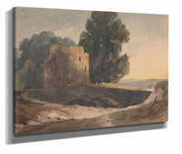 Landscape With Ruined Castle Trees by Thomas Sully