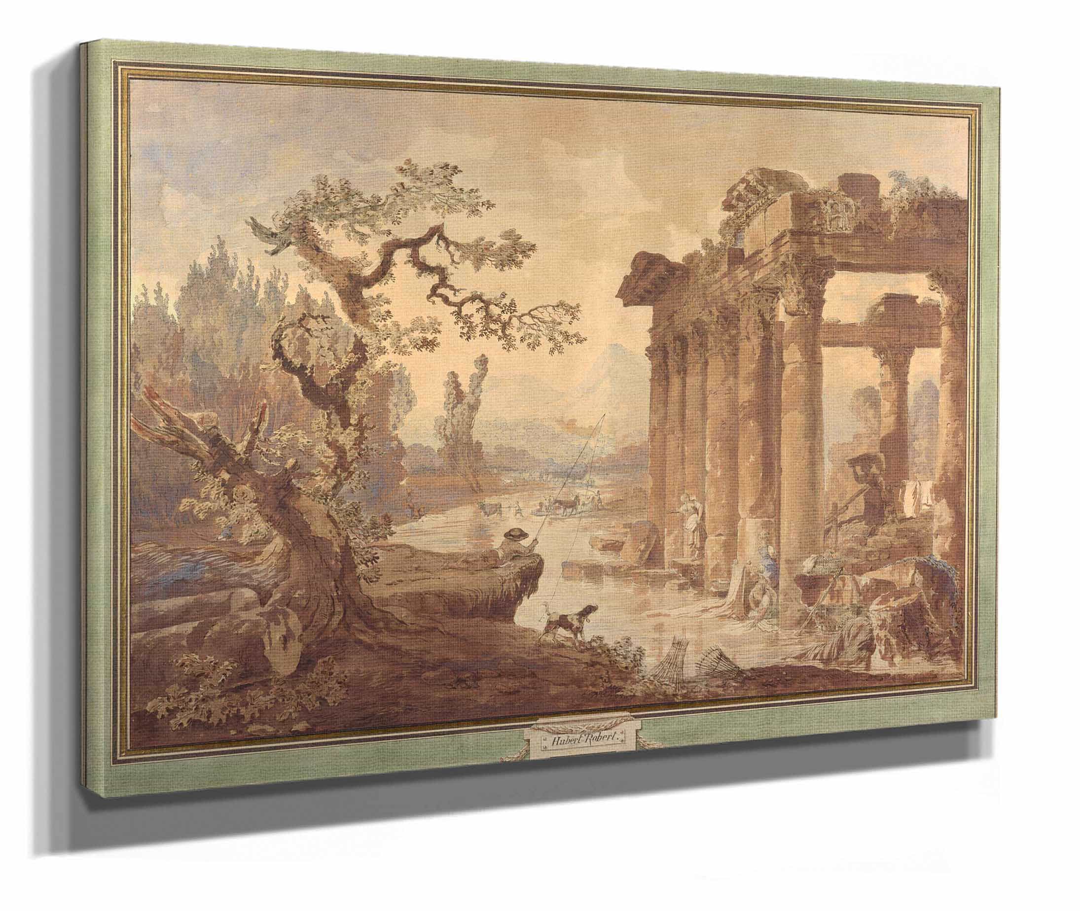 Landscape With Ruins by Hubert Robert