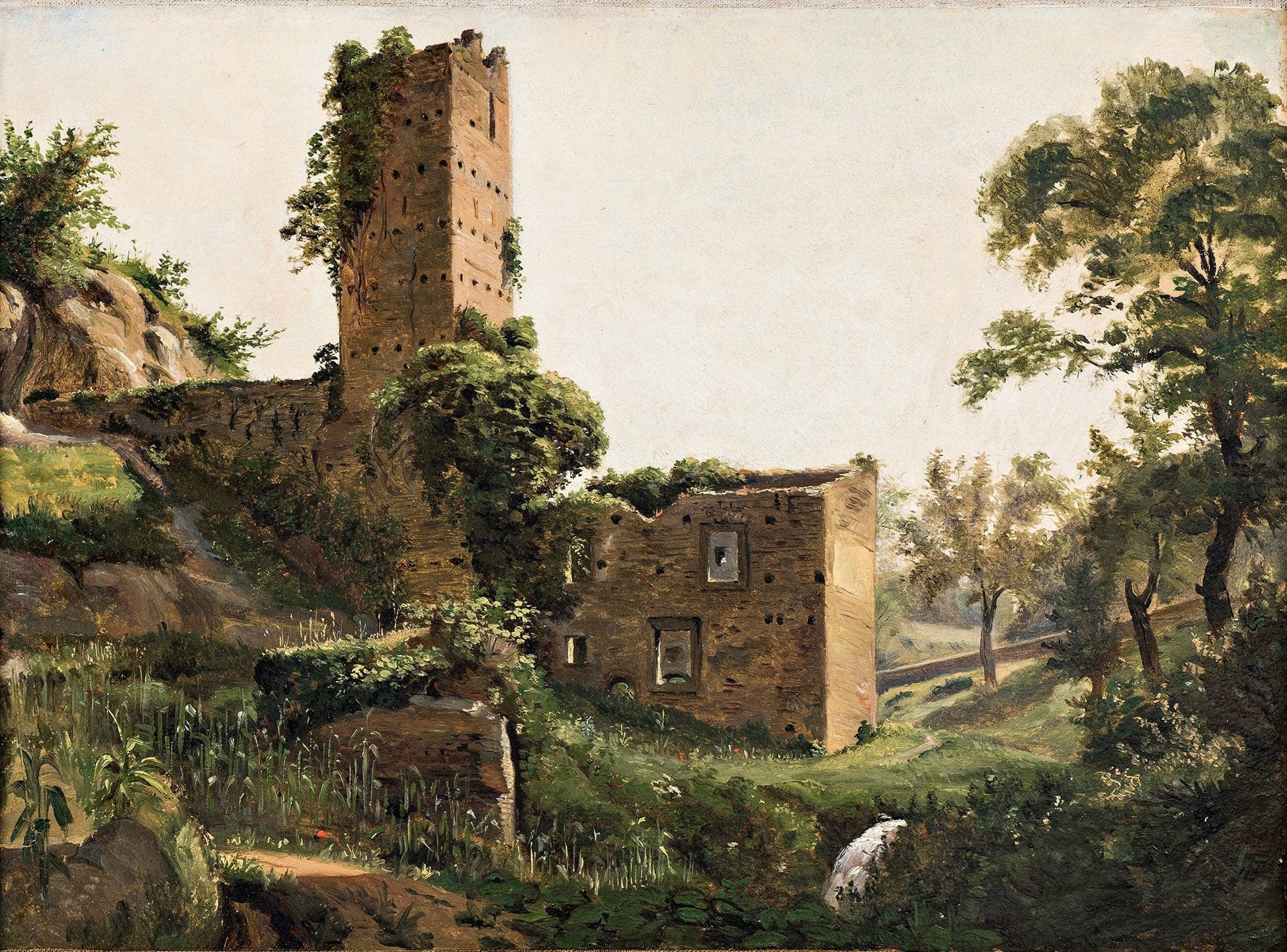 Landscape With Ruins by Wilhelm Marstrand