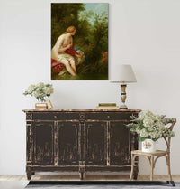 Landscape With Salmacis And Hermaphroditus by Louis Jean Francois Lagrenee