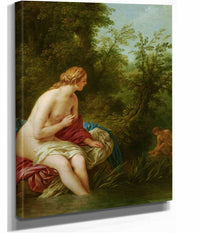 Landscape With Salmacis And Hermaphroditus by Louis Jean Francois Lagrenee
