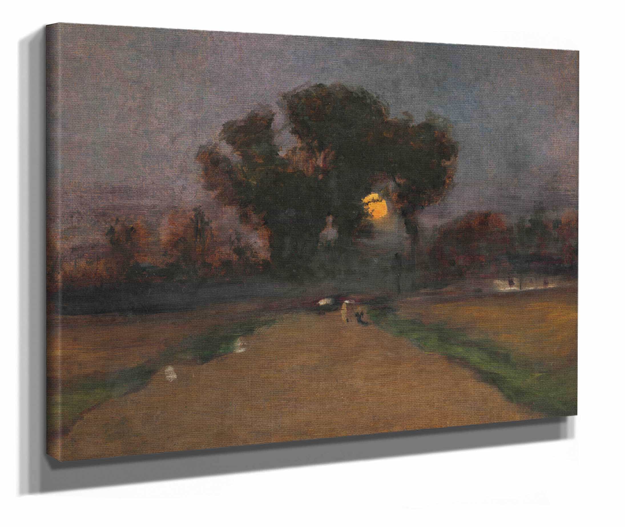 Landscape With Setting Sun  by Ladislav Mednyanszky