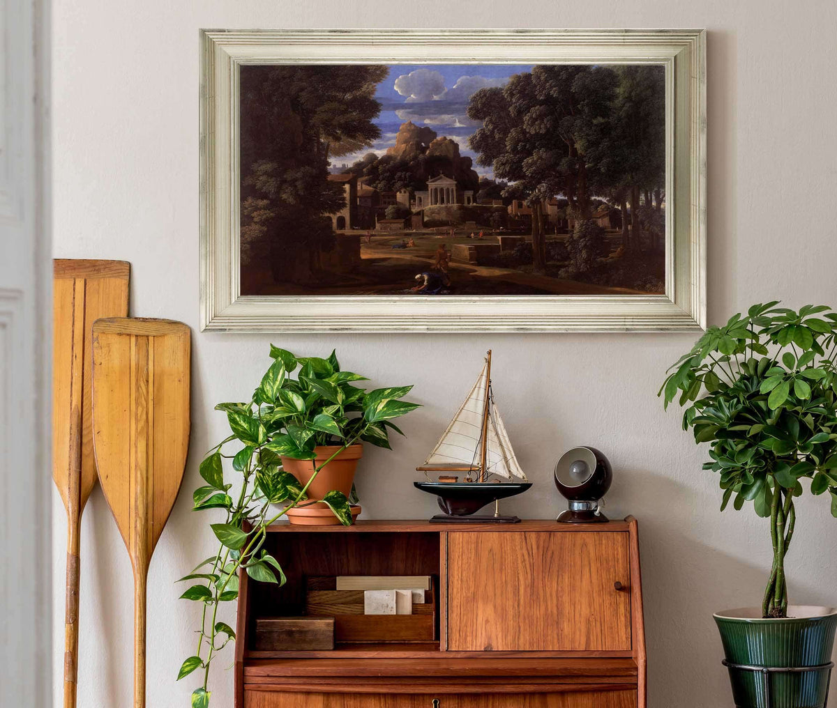 Landscape With The Ashes Of Phocion by Nicolas Poussin