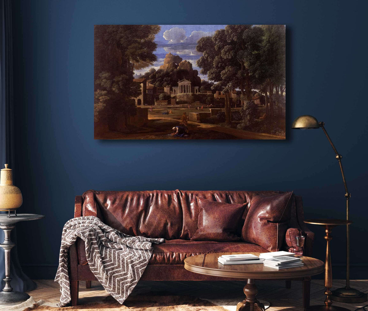 Landscape With The Ashes Of Phocion by Nicolas Poussin