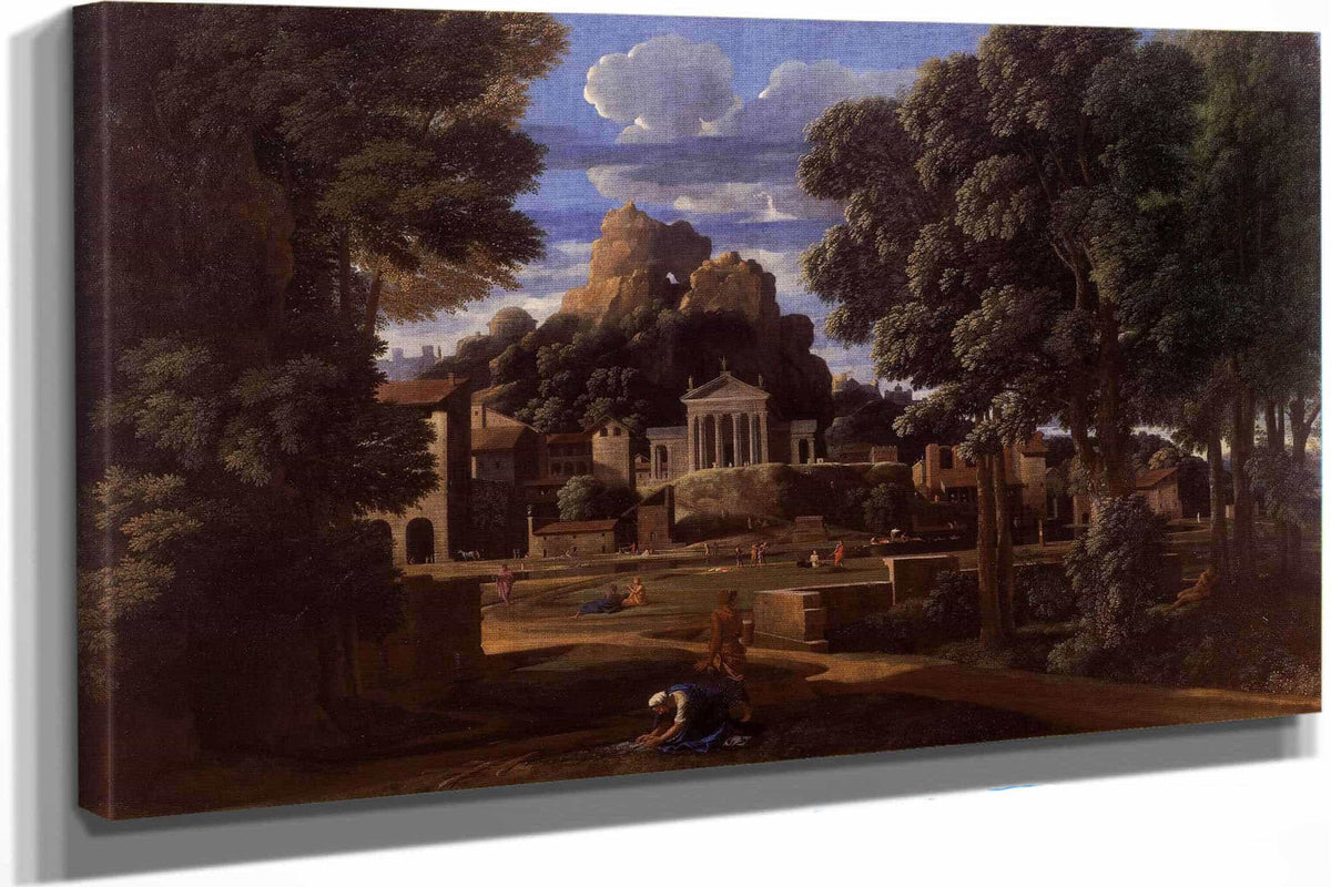 Landscape With The Ashes Of Phocion by Nicolas Poussin