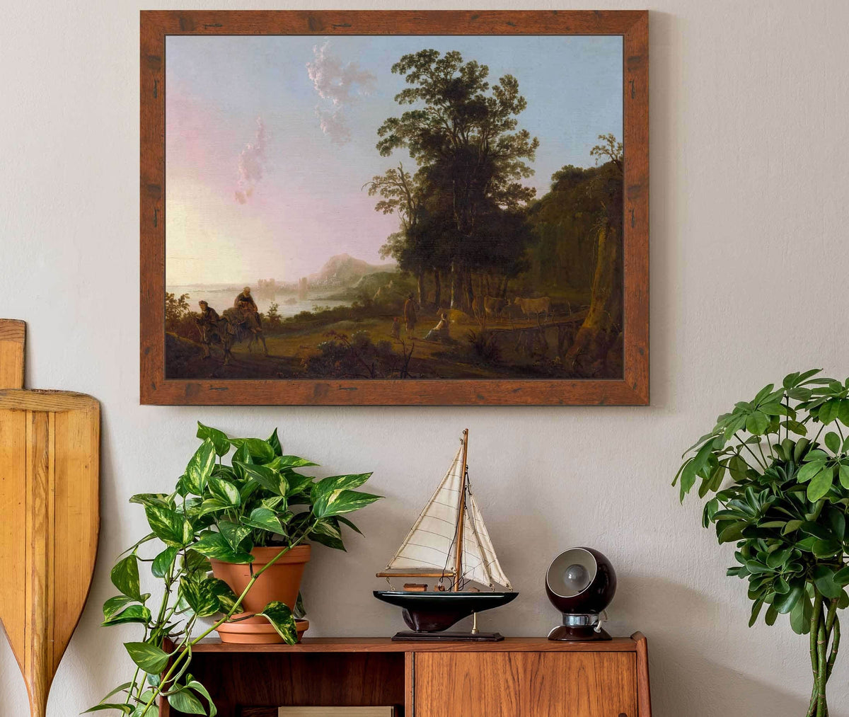 Landscape With The Flight Into Egypt by Aelbert Cuyp