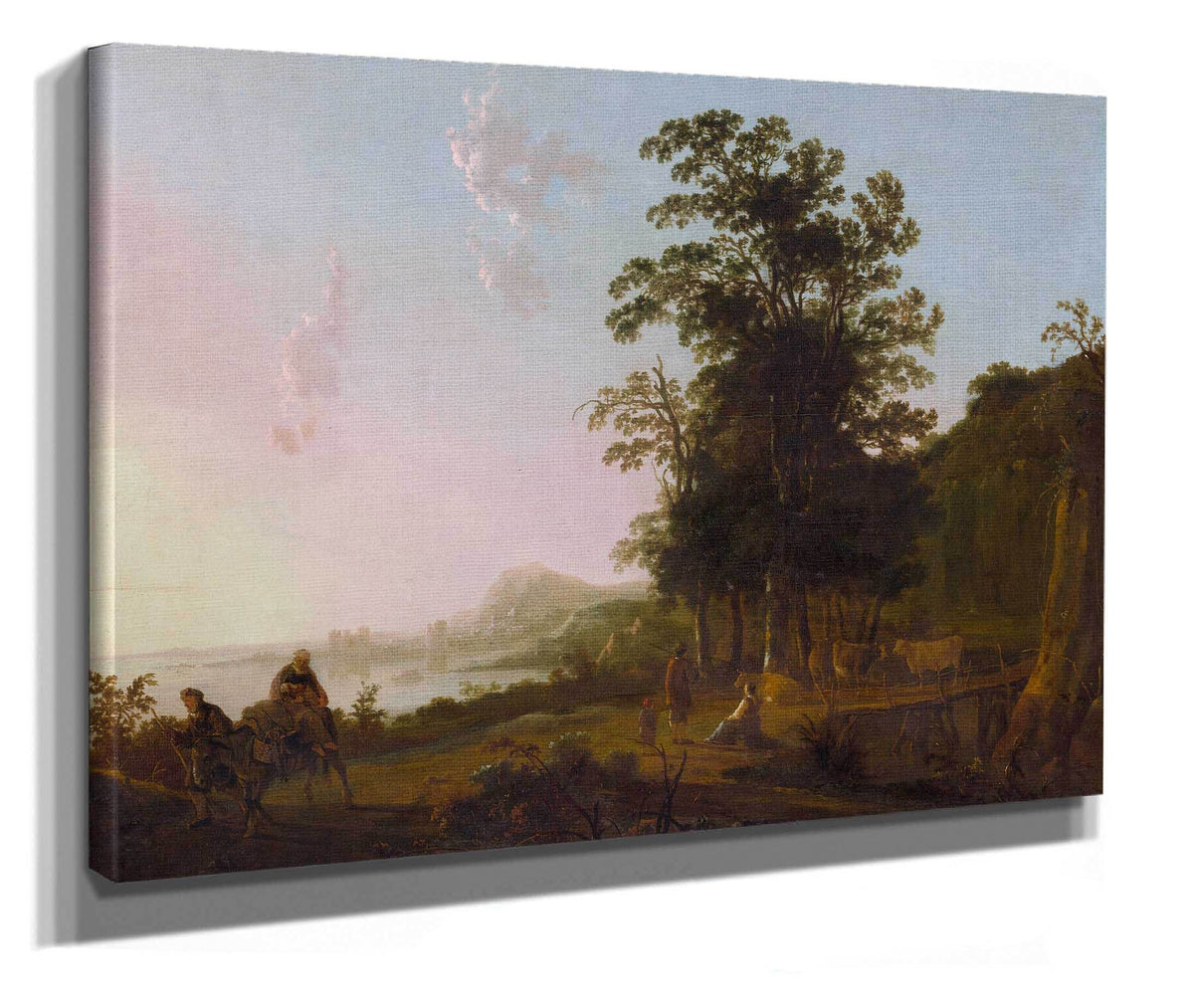 Landscape With The Flight Into Egypt by Aelbert Cuyp