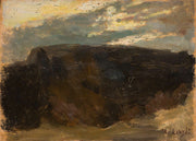 Landscape With The Sun Shining Through by Tadeusz Makowski