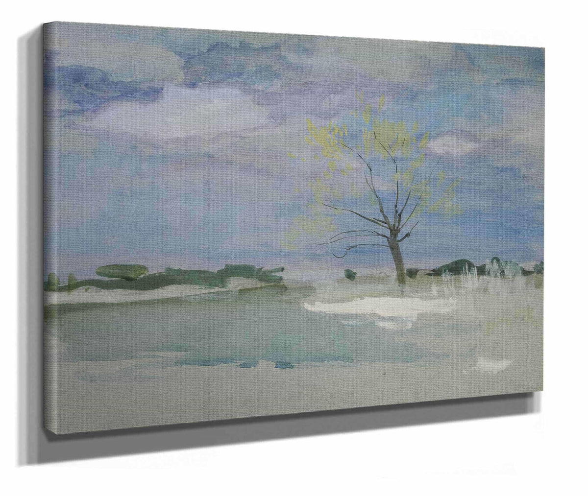 Landscape With Tree by Edwin Austin Abbey