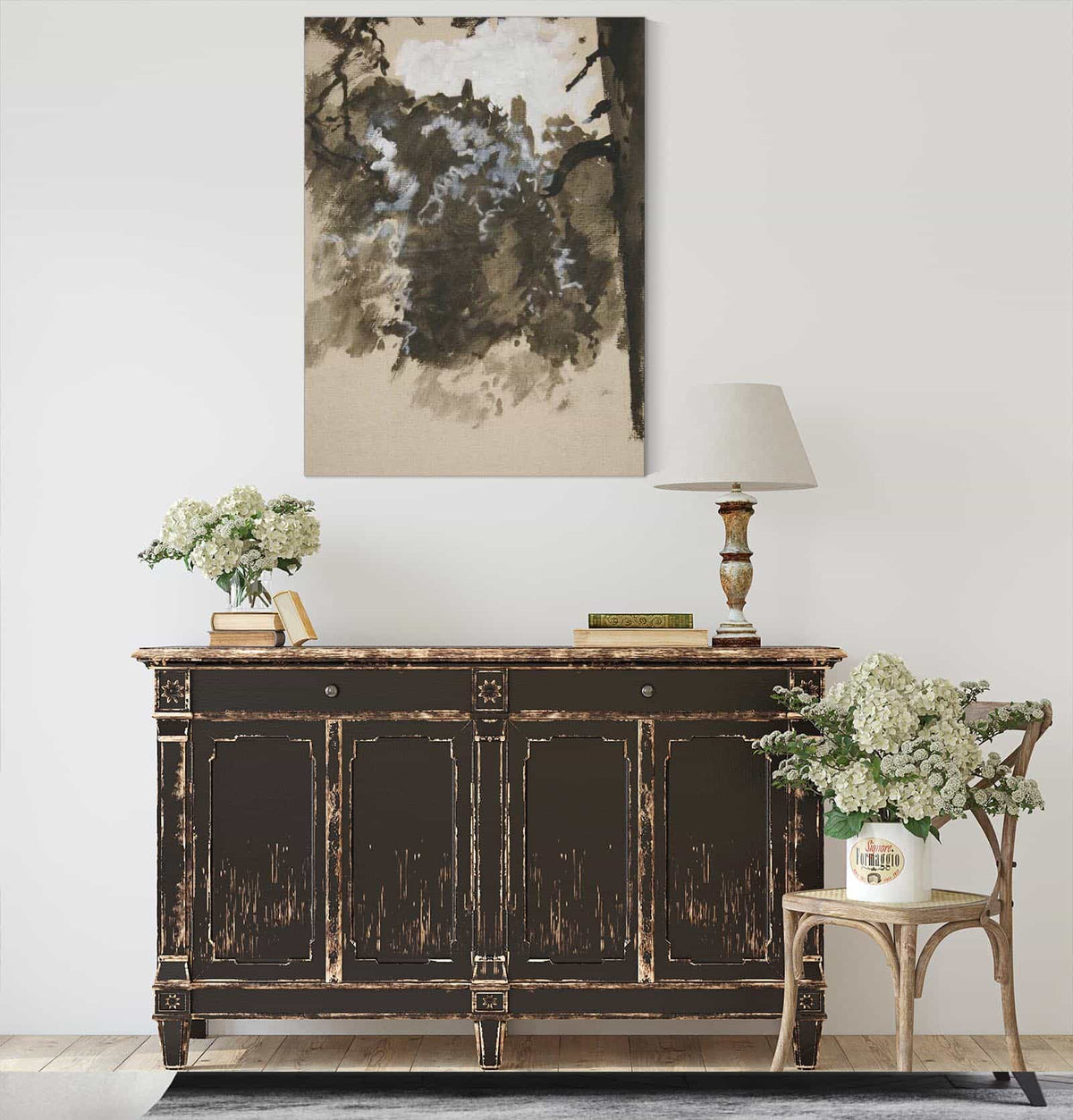 Landscape With Tree by Edwin Austin Abbey