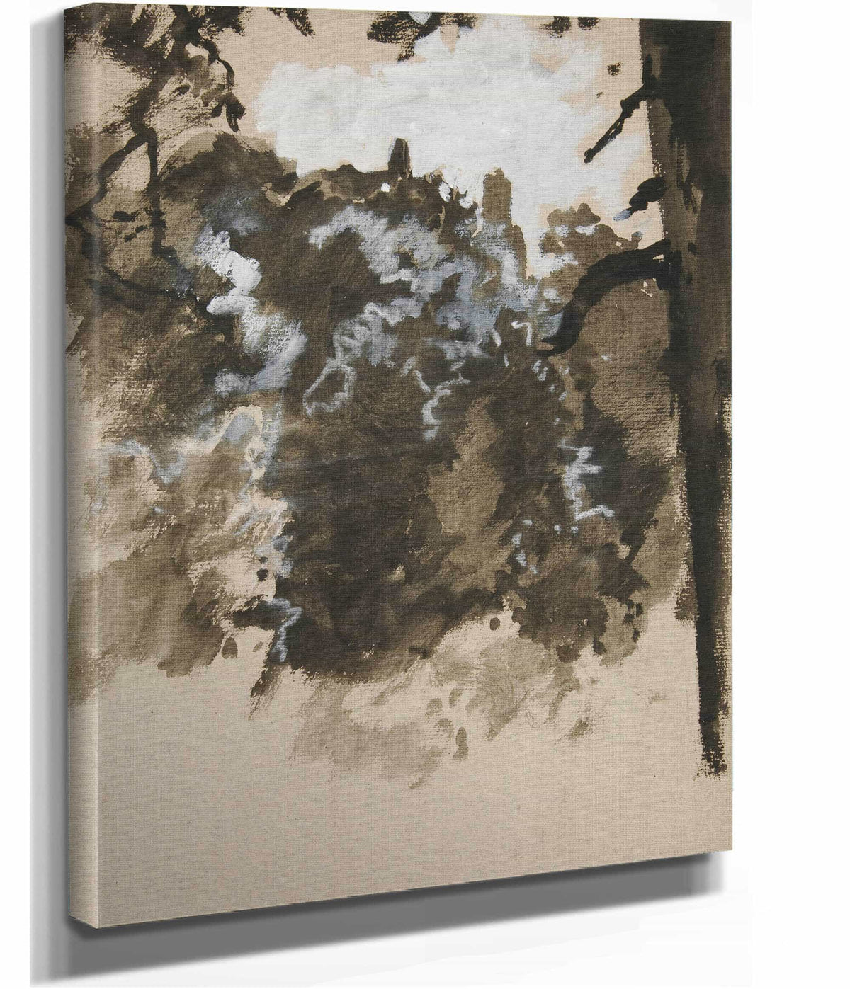 Landscape With Tree by Edwin Austin Abbey