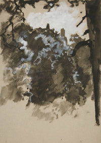 Landscape With Tree by Edwin Austin Abbey