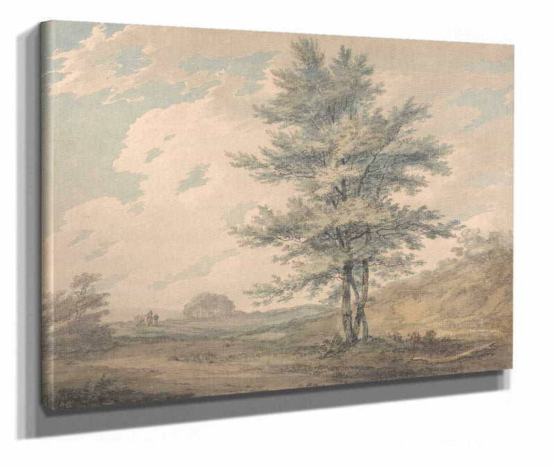 Landscape With Trees And Figures by Joseph Mallord William Turner