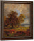 Landscape With Trees And Sheep Near A Copse By Jasper Francis Cropsey