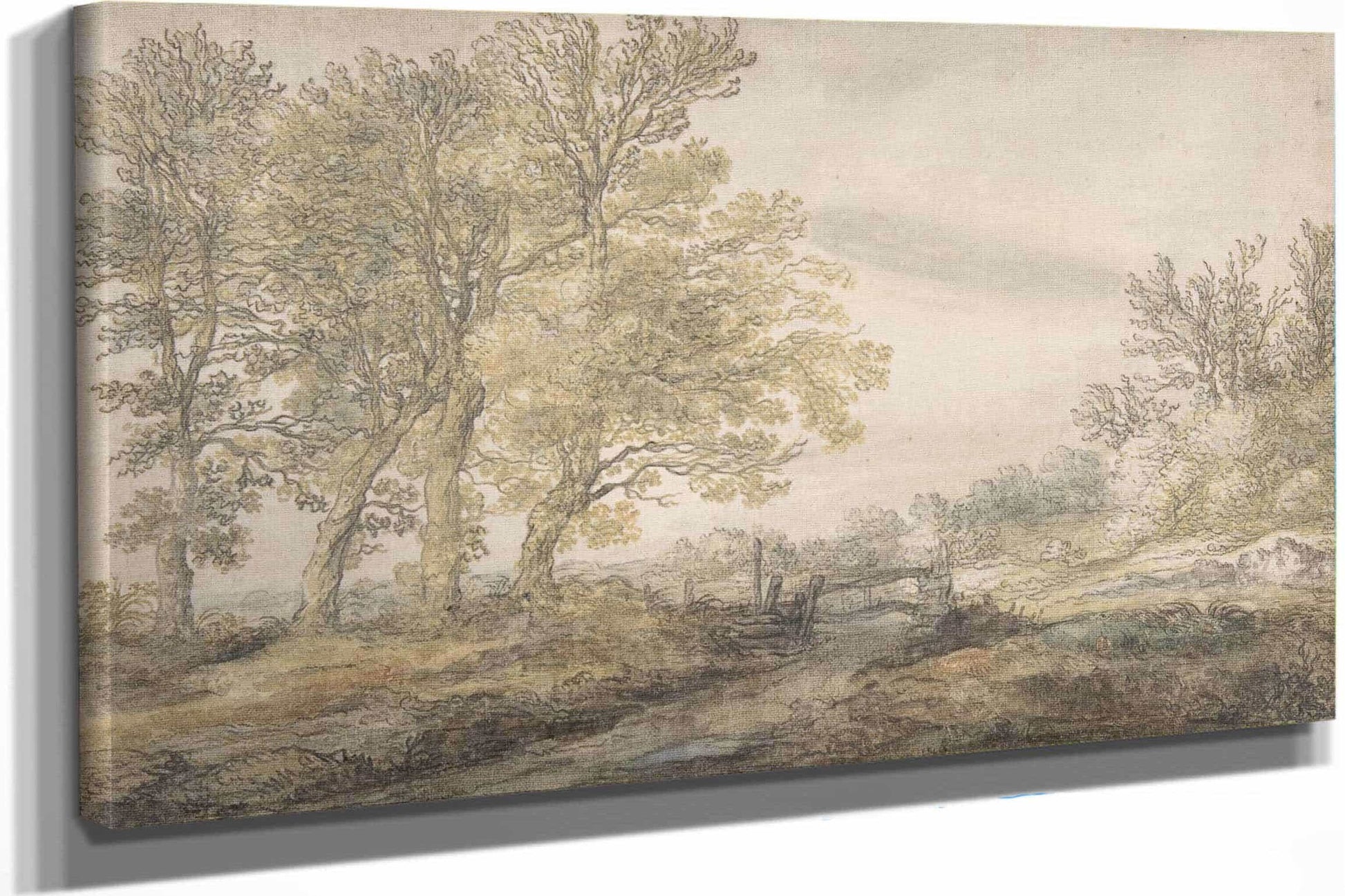 Landscape With Trees  By Aelbert Cuyp
