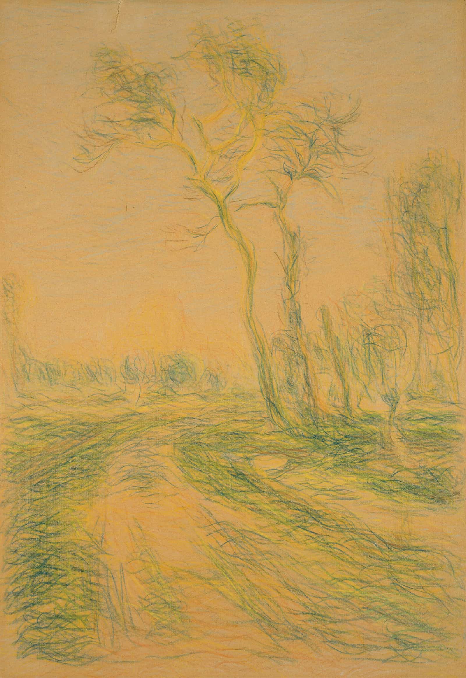 Landscape With Trees by Alfred Sisley