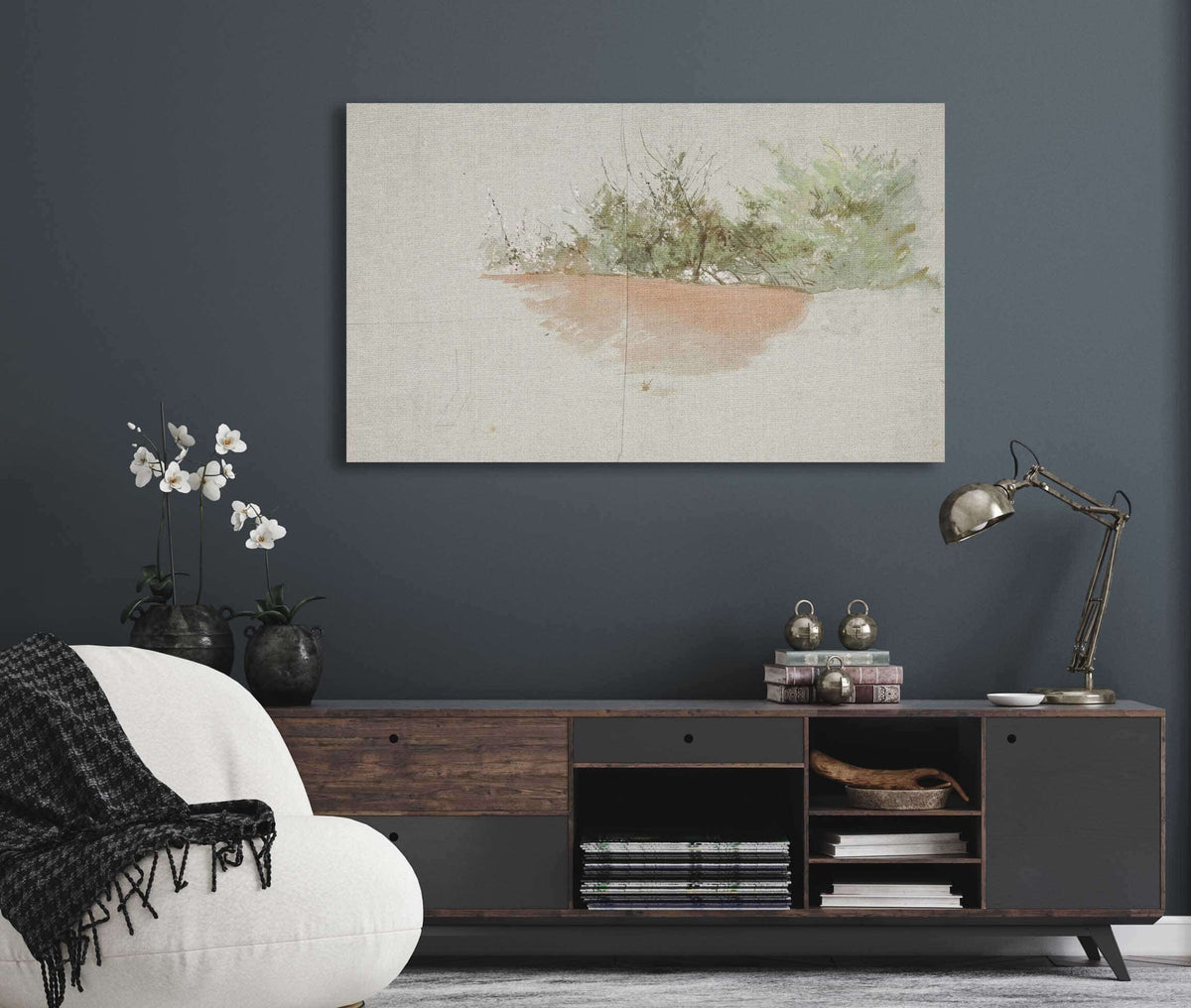 Landscape With Trees by Edwin Austin Abbey