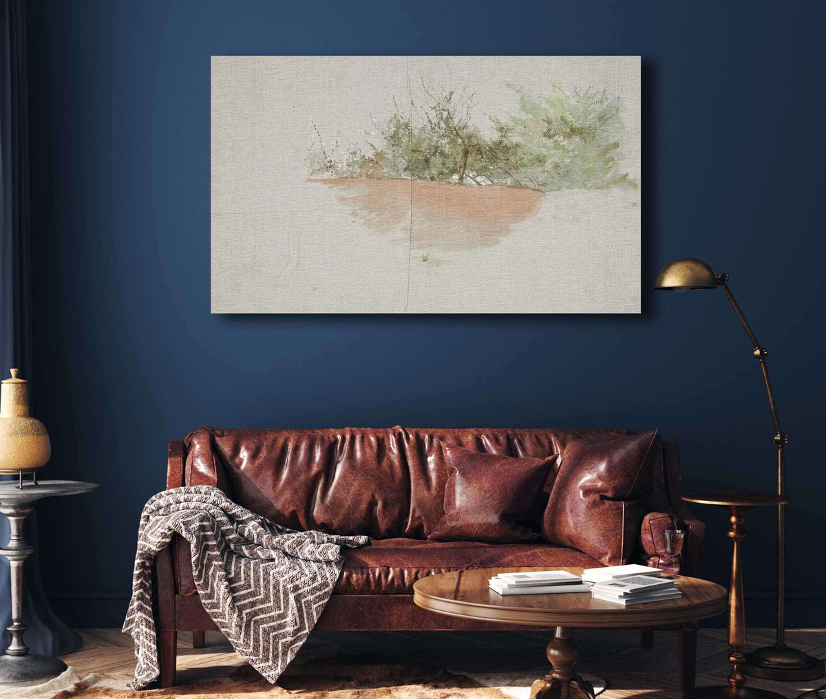 Landscape With Trees by Edwin Austin Abbey