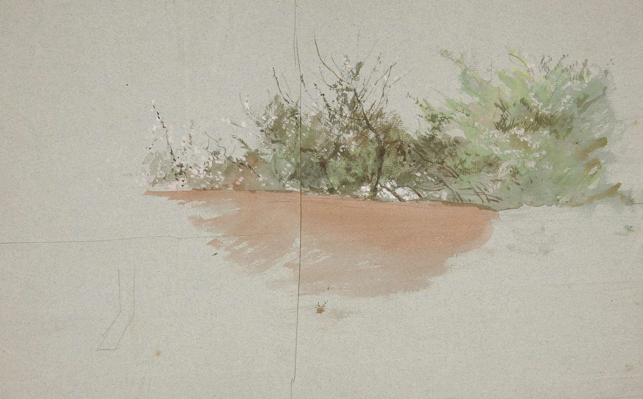 Landscape With Trees by Edwin Austin Abbey