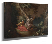 Landscape With Vertumnus And Pomona  by Abraham Bloemaert