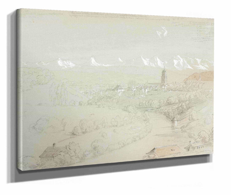 Landscape With View Of Bern by Thomas Cole