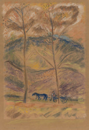 Landscape With Waggoner   by Arnold Peter Weisz Kubincan