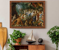 Landscape With Wedding Of Peleus And Thetis by Jan Brueghel The Elder