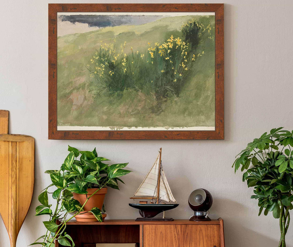 Landscape With Wildflowers by Edwin Austin Abbey