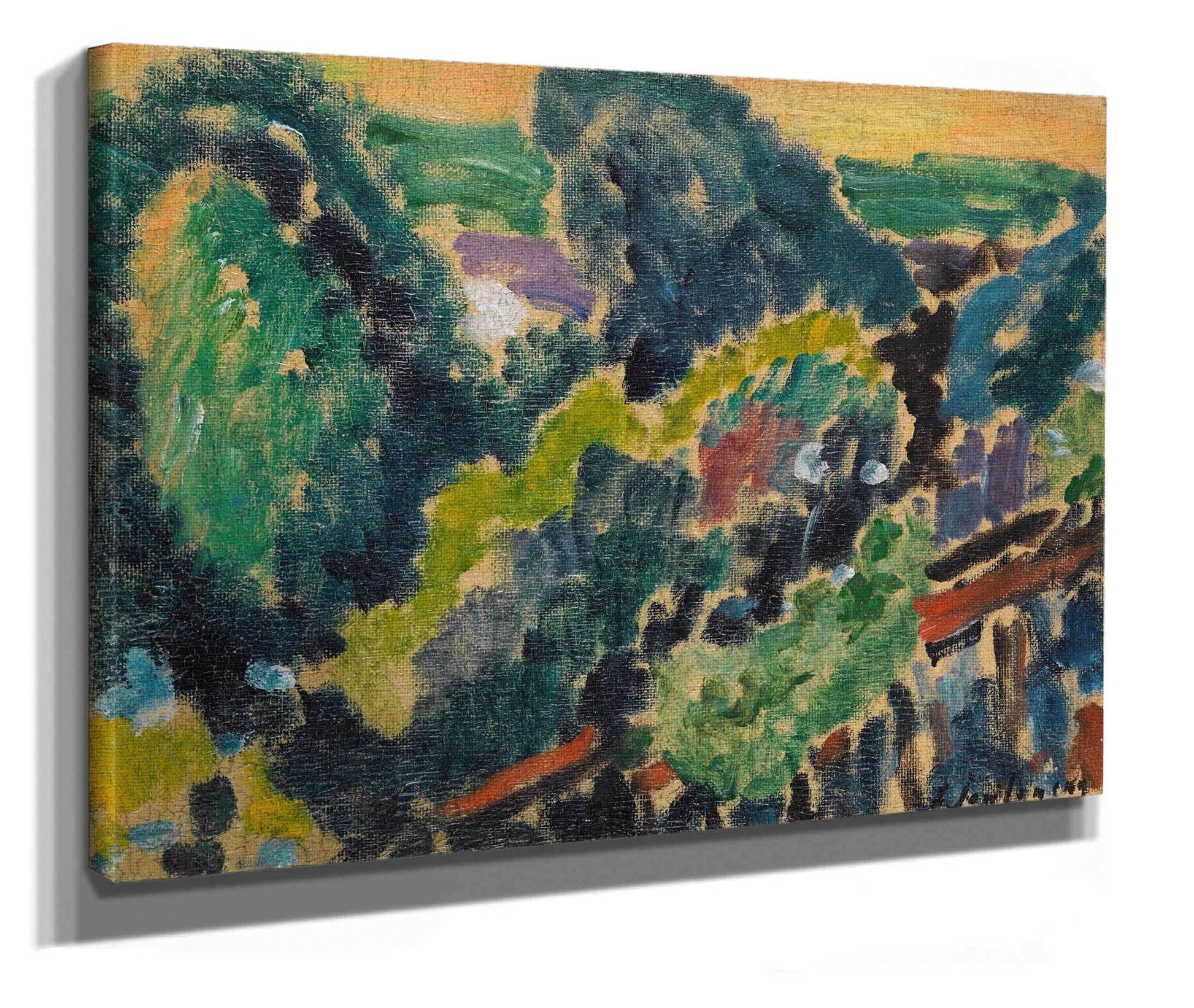 Landschaft Am Genfersee by Alexej Von Jawlensky