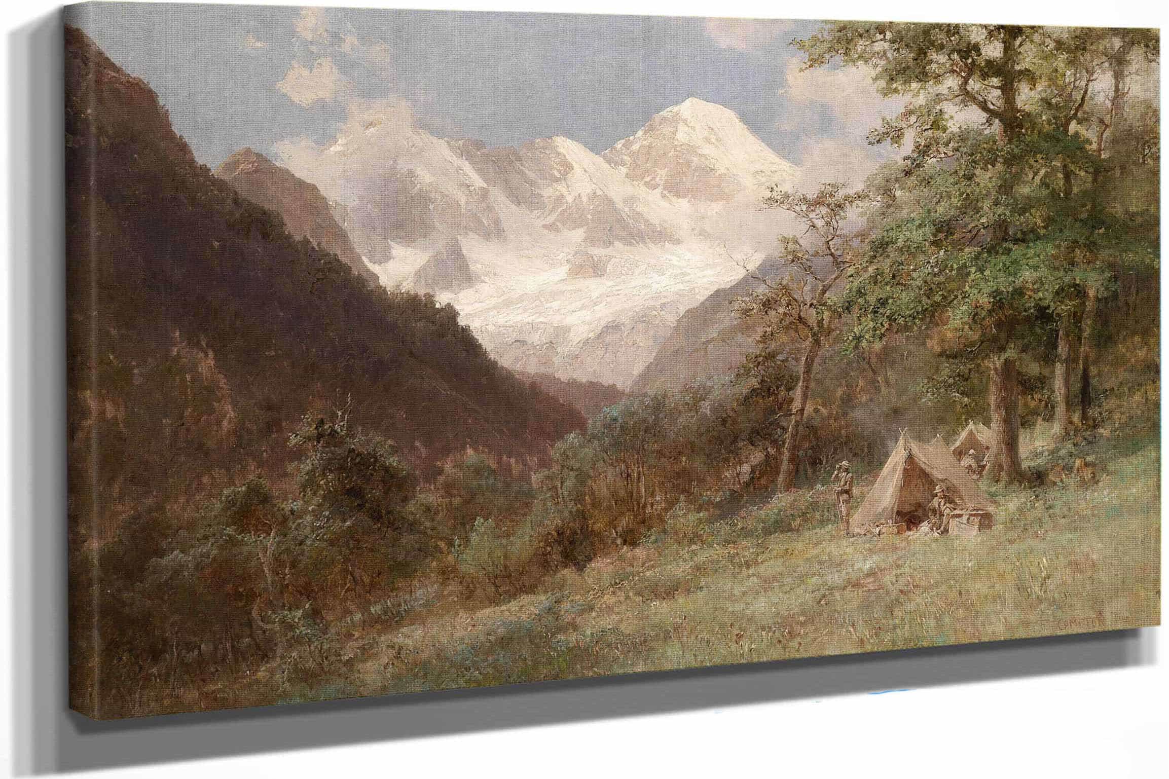Landschaft Im Kaukasus by Edward Theodore Compton