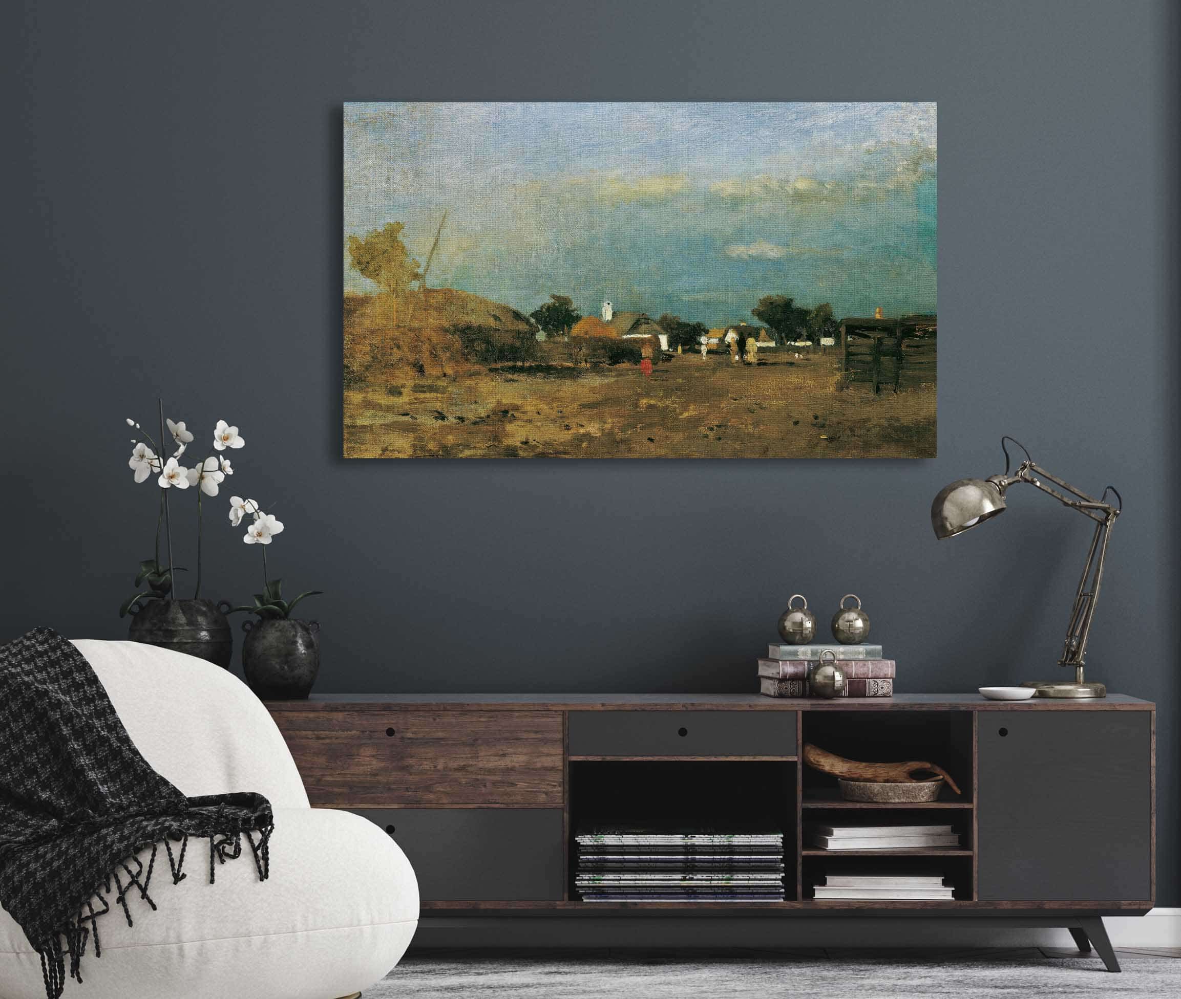 Landschaft In Der Puszta Szolnok by Tina Blau