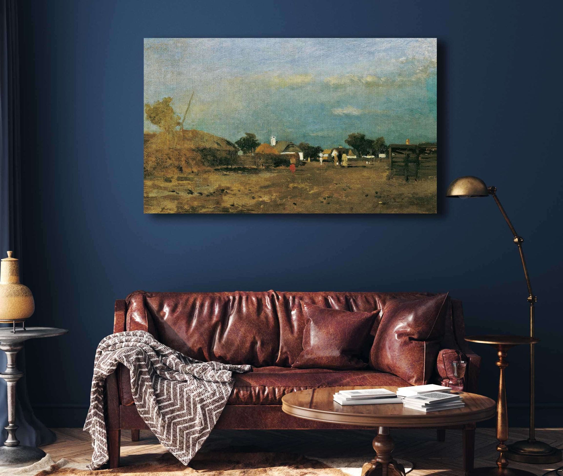 Landschaft In Der Puszta Szolnok by Tina Blau