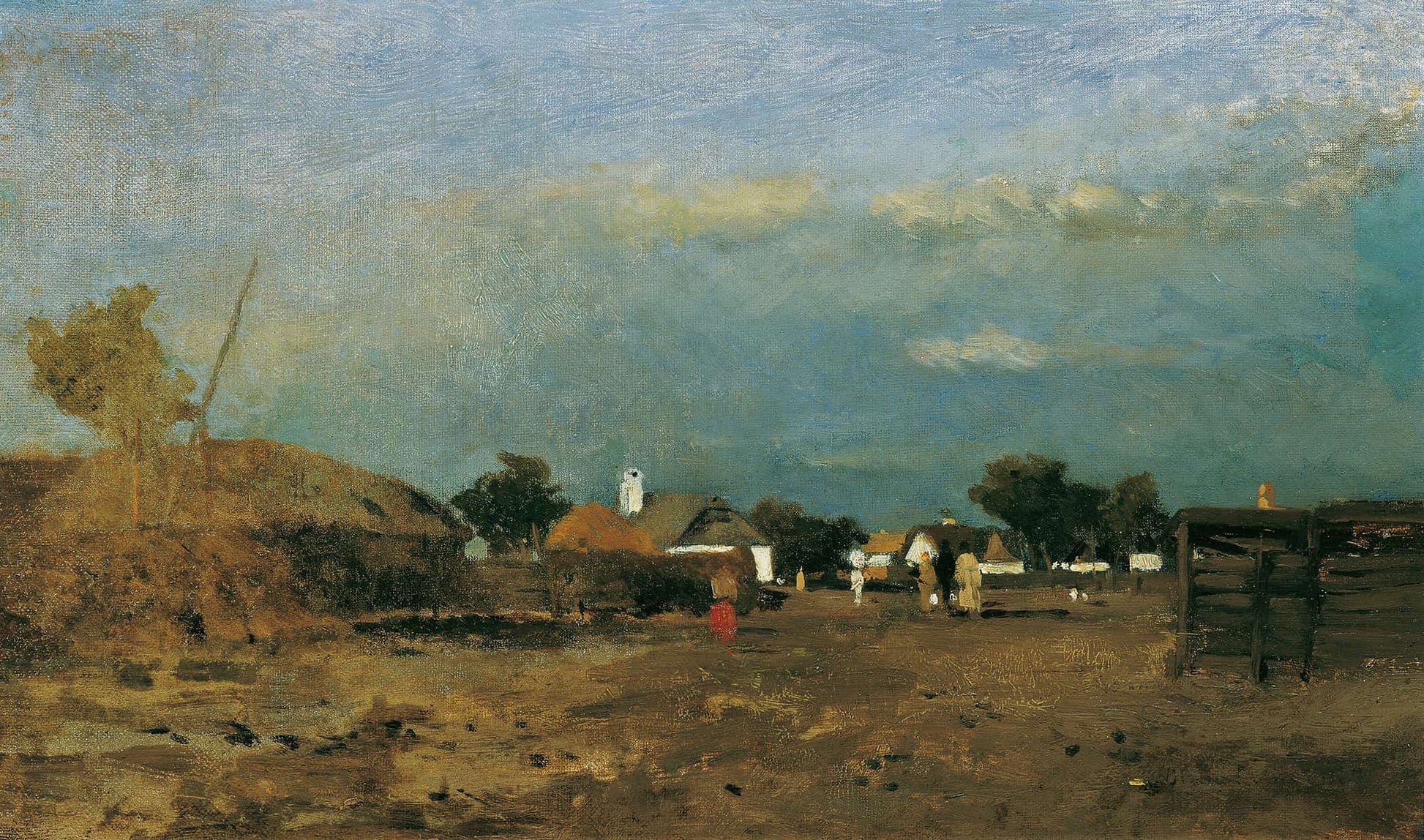 Landschaft In Der Puszta Szolnok by Tina Blau