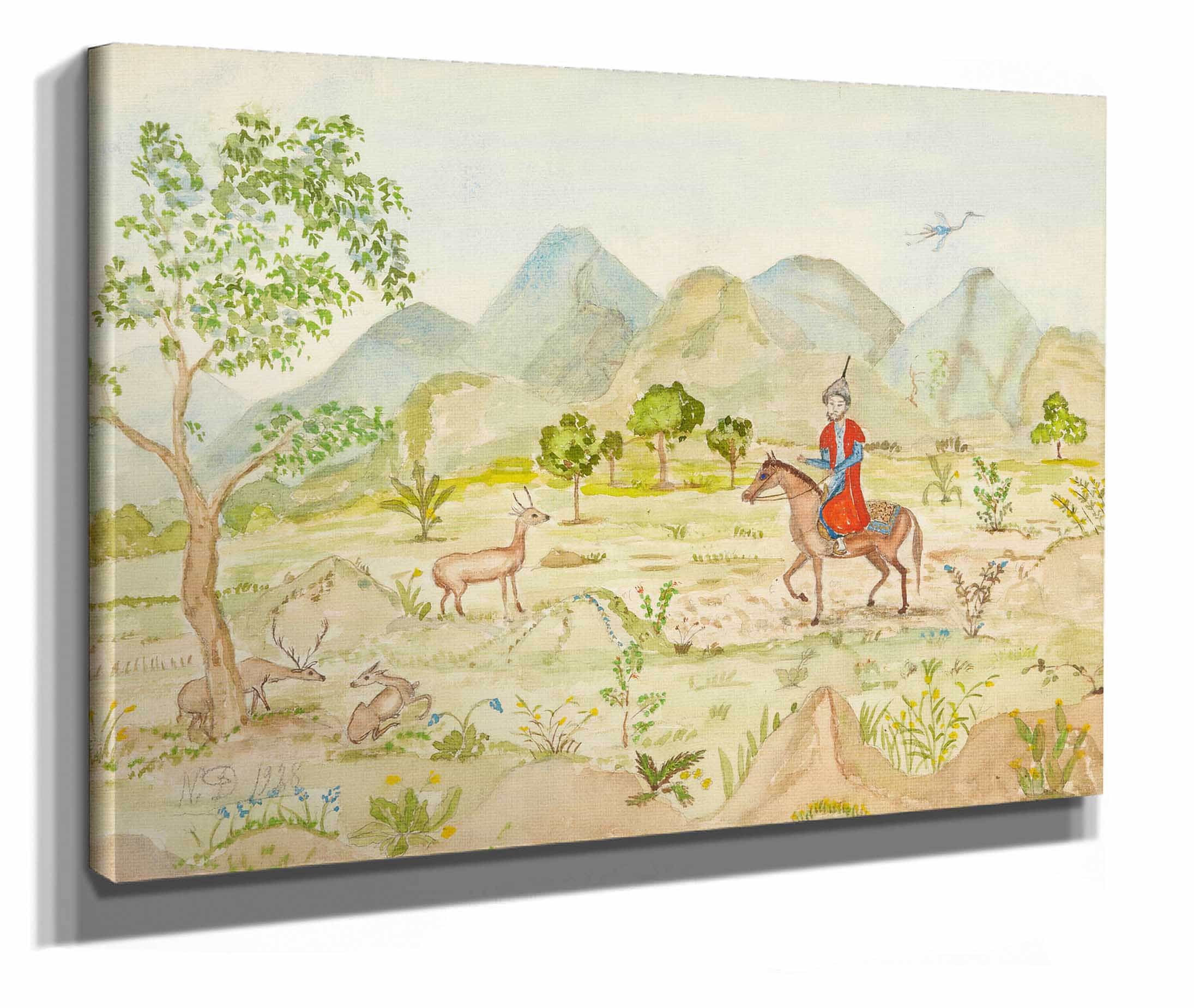 Landskap Med Ryttare by Nils Dardel