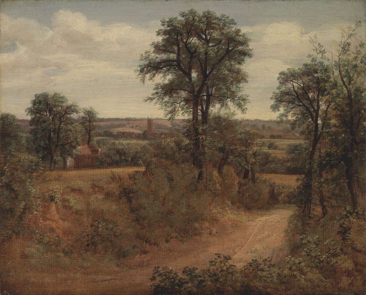 Lane Near Dedham by John Constable