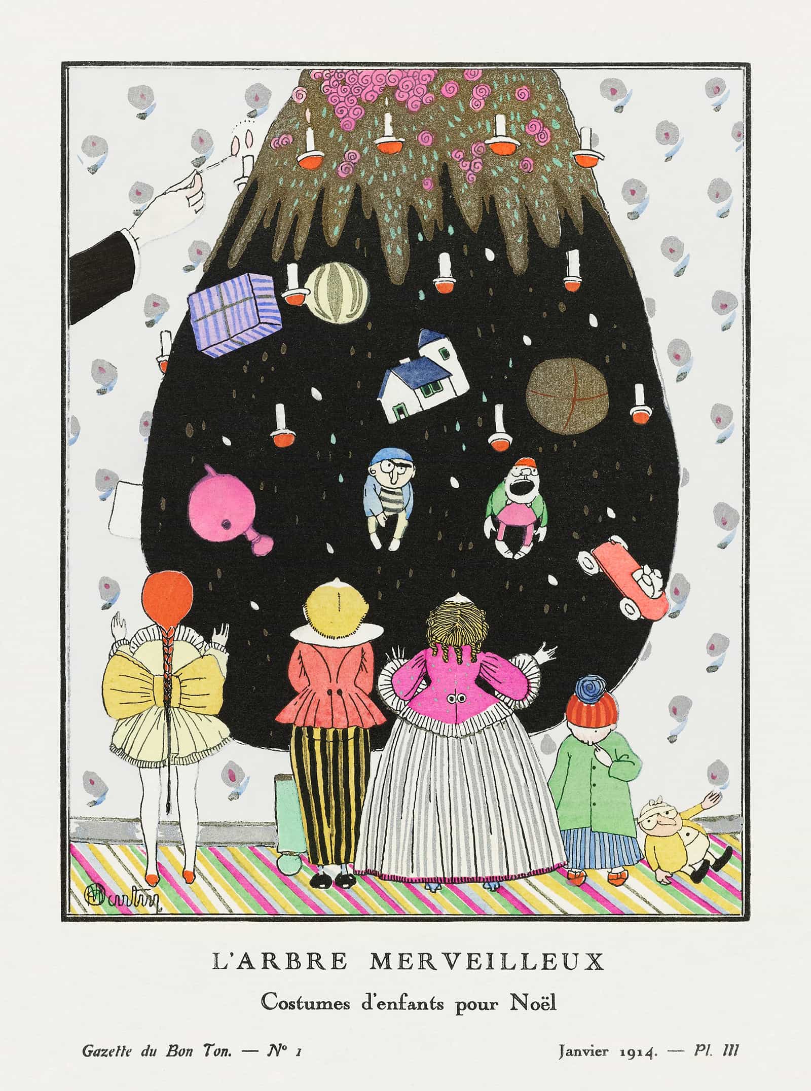 Larbre Merveilleux Childrens Costumes For Christmas by Charles Martin