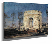 Larc De Triomphe De Letoile Eme Arrondissement by Felix Ziem