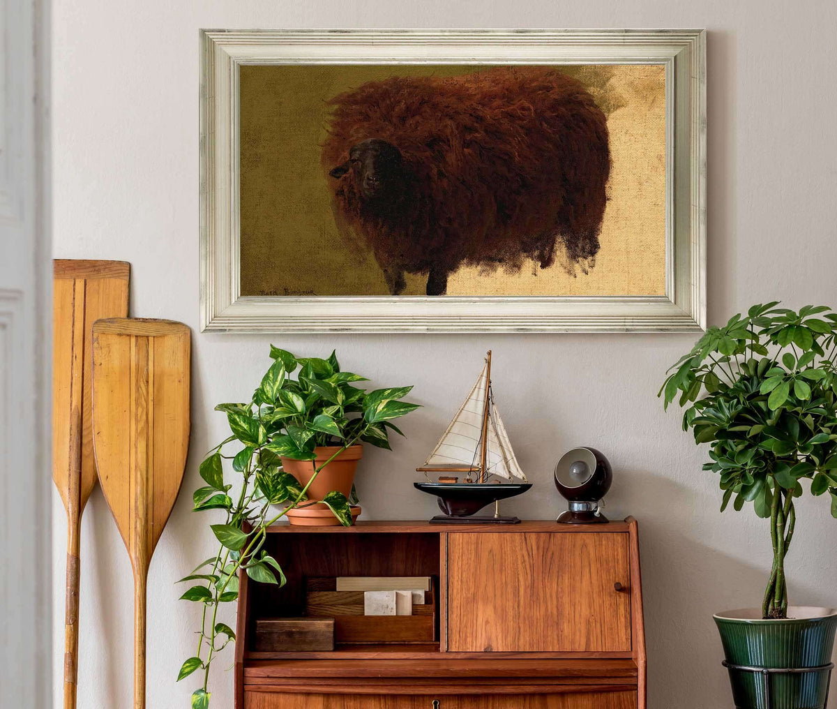 Large Wooly Sheep Wether by Rosa Bonheur