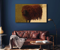 Large Wooly Sheep Wether by Rosa Bonheur
