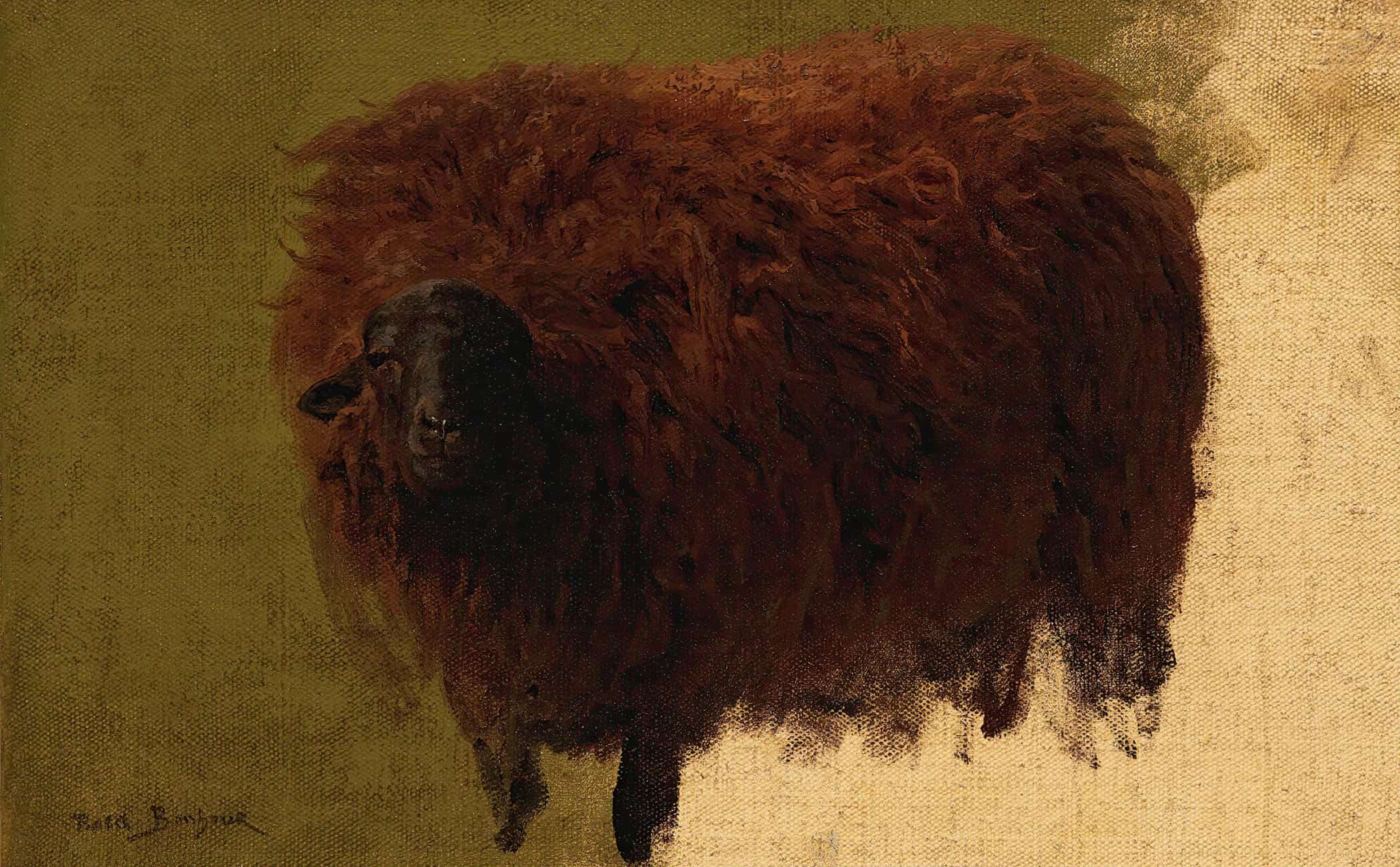 Large Wooly Sheep Wether by Rosa Bonheur