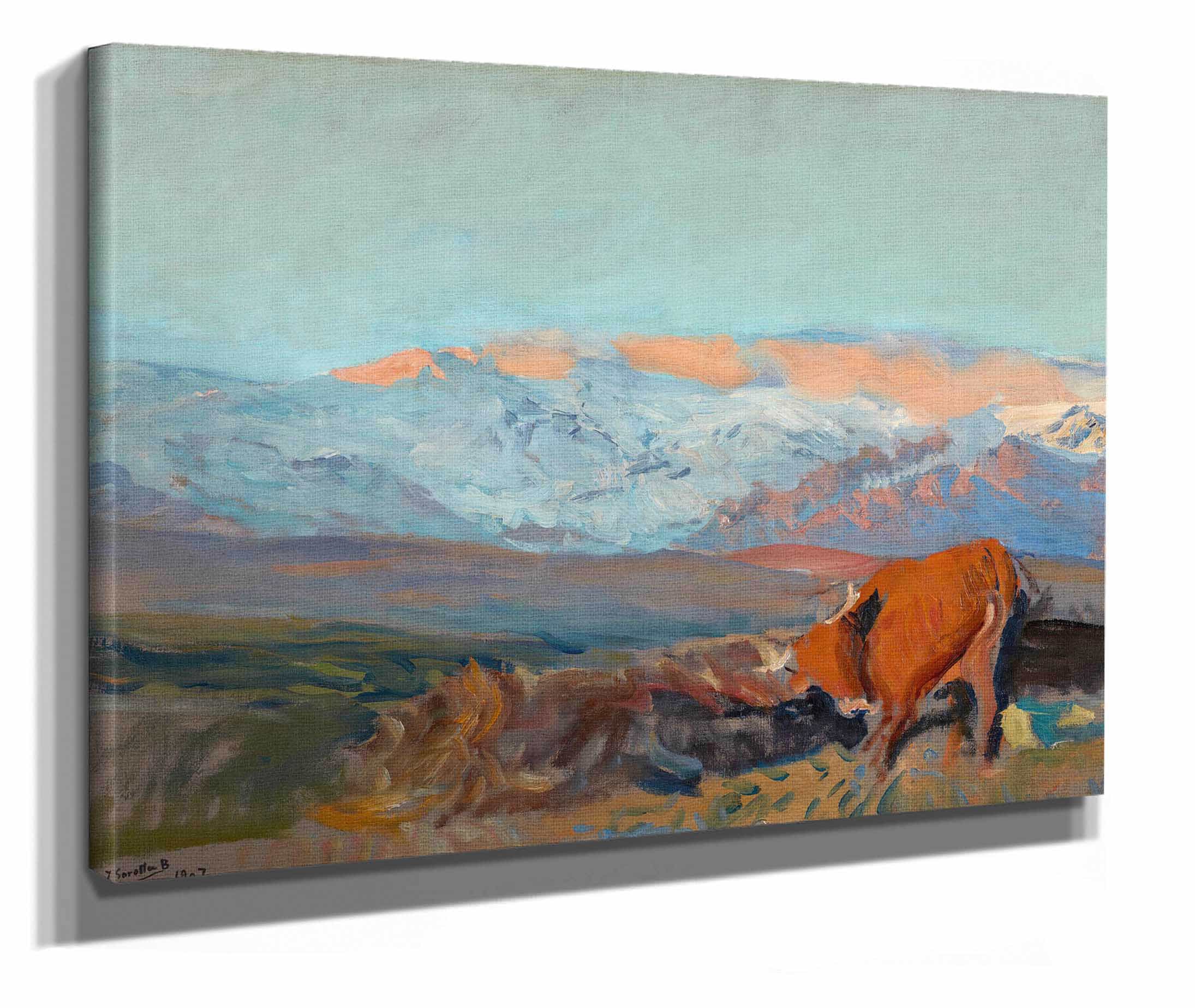 Las Zorreras Sierra De Guadarrama by Joaquin Sorolla