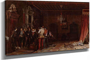 Lassassinat Du Duc De Guise Au Chateau De Blois En by Paul Delaroche